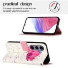 For Samsung Galaxy S25 5G 3D Painting Horizontal Flip Leather Phone Case(Flower) - 3