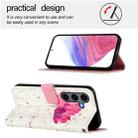 For Samsung Galaxy S25+ 5G 3D Painting Horizontal Flip Leather Phone Case(Flower) - 3