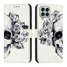 For Samsung Galaxy M33 5G Global 3D Painting Horizontal Flip Leather Phone Case(Skull) - 2