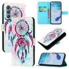 For Samsung Galaxy M34 5G / F34 5G 3D Painting Horizontal Flip Leather Phone Case(Color Drop Wind Chimes) - 1