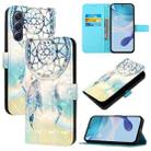 For Samsung Galaxy M54 5G Global / F54 5G 3D Painting Horizontal Flip Leather Phone Case(Dream Wind Chimes) - 1