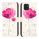 For Samsung Galaxy A03 164mm 3D Painting Horizontal Flip Leather Phone Case(Flower) - 2