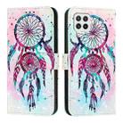 For Samsung Galaxy A22 4G 3D Painting Horizontal Flip Leather Phone Case(Color Drop Wind Chimes) - 2
