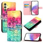 For Samsung Galaxy A24 4G 3D Painting Horizontal Flip Leather Phone Case(Chasing Dreams) - 1