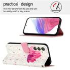 For Samsung Galaxy A24 4G 3D Painting Horizontal Flip Leather Phone Case(Flower) - 3