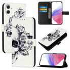 For Samsung Galaxy A06 4G 3D Painting Horizontal Flip Leather Phone Case(Skull) - 1