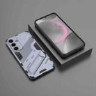 For Samsung Galaxy S25+ 5G Punk Armor 2 in 1 PC + TPU Shockproof Phone Case with Invisible Holder(Grey) - 2