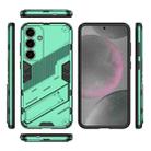 For Samsung Galaxy S25+ 5G Punk Armor 2 in 1 PC + TPU Shockproof Phone Case with Invisible Holder(Green) - 3