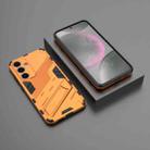 For Samsung Galaxy S25+ 5G Punk Armor 2 in 1 PC + TPU Shockproof Phone Case with Invisible Holder(Orange) - 2