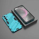 For Samsung Galaxy S25+ 5G Punk Armor 2 in 1 PC + TPU Shockproof Phone Case with Invisible Holder(Blue) - 2