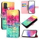 For ZTE Blade A52 3D Painting Horizontal Flip Leather Phone Case(Chasing Dreams) - 1