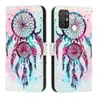 For ZTE Blade A52 3D Painting Horizontal Flip Leather Phone Case(Color Drop Wind Chimes) - 2