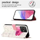 For ZTE Blade A73 4G 3D Painting Horizontal Flip Leather Phone Case(Flower) - 3