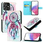 For ZTE Blade A73 4G 3D Painting Horizontal Flip Leather Phone Case(Color Drop Wind Chimes) - 1