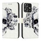 For ZTE Blade A73 4G 3D Painting Horizontal Flip Leather Phone Case(Skull) - 2