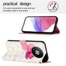 For ZTE Blade A73 5G 3D Painting Horizontal Flip Leather Phone Case(Flower) - 3