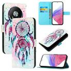 For ZTE Blade A73 5G 3D Painting Horizontal Flip Leather Phone Case(Color Drop Wind Chimes) - 1