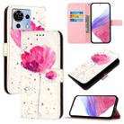 For ZTE Blade V50 Vita 3D Painting Horizontal Flip Leather Phone Case(Flower) - 1