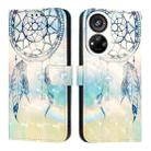 For ZTE Blade V40s 3D Painting Horizontal Flip Leather Phone Case(Dream Wind Chimes) - 2