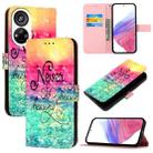 For ZTE Blade V40s 3D Painting Horizontal Flip Leather Phone Case(Chasing Dreams) - 1