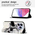 For ZTE Blade V60 / Axon 60 3D Painting Horizontal Flip Leather Phone Case(Skull) - 3