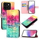 For ZTE Blade A35 / A55 3D Painting Horizontal Flip Leather Phone Case(Chasing Dreams) - 1