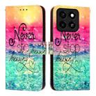 For ZTE Blade A35 / A55 3D Painting Horizontal Flip Leather Phone Case(Chasing Dreams) - 2