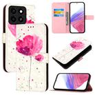 For ZTE Blade A35 / A55 3D Painting Horizontal Flip Leather Phone Case(Flower) - 1