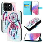 For ZTE Blade A35 / A55 3D Painting Horizontal Flip Leather Phone Case(Color Drop Wind Chimes) - 1