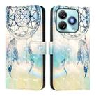 For ZTE Blade A75 4G 3D Painting Horizontal Flip Leather Phone Case(Dream Wind Chimes) - 2