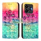 For ZTE Blade V60 Vita / V60 Design 3D Painting Horizontal Flip Leather Phone Case(Chasing Dreams) - 2