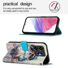 For ZTE Blade V60 Vita / V60 Design 3D Painting Horizontal Flip Leather Phone Case(Grey Owl) - 3