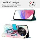 For ZTE Blade A75 5G / Nubia Focus 3D Painting Horizontal Flip Leather Phone Case(Color Drop Wind Chimes) - 3