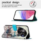 For ZTE Blade A75 5G / Nubia Focus 3D Painting Horizontal Flip Leather Phone Case(Grey Owl) - 3