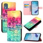 For Nokia C02 3D Painting Horizontal Flip Leather Phone Case(Chasing Dreams) - 1