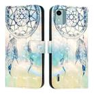 For Nokia C12 3D Painting Horizontal Flip Leather Phone Case(Dream Wind Chimes) - 2