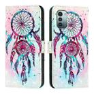 For Nokia G11 / G21 3D Painting Horizontal Flip Leather Phone Case(Color Drop Wind Chimes) - 2