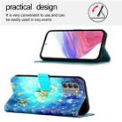For Nokia G400 3D Painting Horizontal Flip Leather Phone Case(Golden Butterfly) - 3
