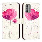 For Nokia G400 3D Painting Horizontal Flip Leather Phone Case(Flower) - 2