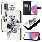 For Nokia C300 3D Painting Horizontal Flip Leather Phone Case(Skull) - 1