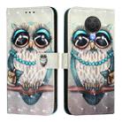 For Nokia 6.3 / G20 / G10 3D Painting Horizontal Flip Leather Phone Case(Grey Owl) - 2