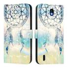 For Nokia C01 Plus / C1 2nd Edition 3D Painting Horizontal Flip Leather Phone Case(Dream Wind Chimes) - 2