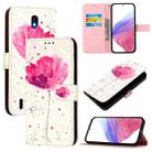 For Nokia C01 Plus / C1 2nd Edition 3D Painting Horizontal Flip Leather Phone Case(Flower) - 1