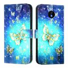 For Nokia C10 / C20 3D Painting Horizontal Flip Leather Phone Case(Golden Butterfly) - 2