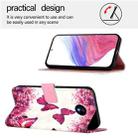 For Nokia C10 / C20 3D Painting Horizontal Flip Leather Phone Case(Rose Butterfly) - 3