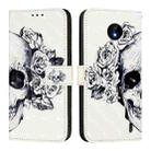 For Nokia C10 / C20 3D Painting Horizontal Flip Leather Phone Case(Skull) - 2