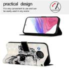 For Nokia X20 / X10 3D Painting Horizontal Flip Leather Phone Case(Skull) - 3