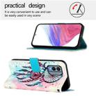 For Nokia X30 5G 3D Painting Horizontal Flip Leather Phone Case(Color Drop Wind Chimes) - 3