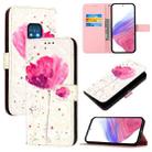 For Nokia XR20 3D Painting Horizontal Flip Leather Phone Case(Flower) - 1