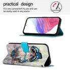 For Nokia XR20 3D Painting Horizontal Flip Leather Phone Case(Grey Owl) - 3